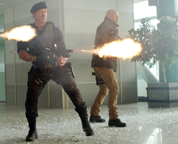 Sylvester Stallone has hit out at Expendables co-star Bruce Willis