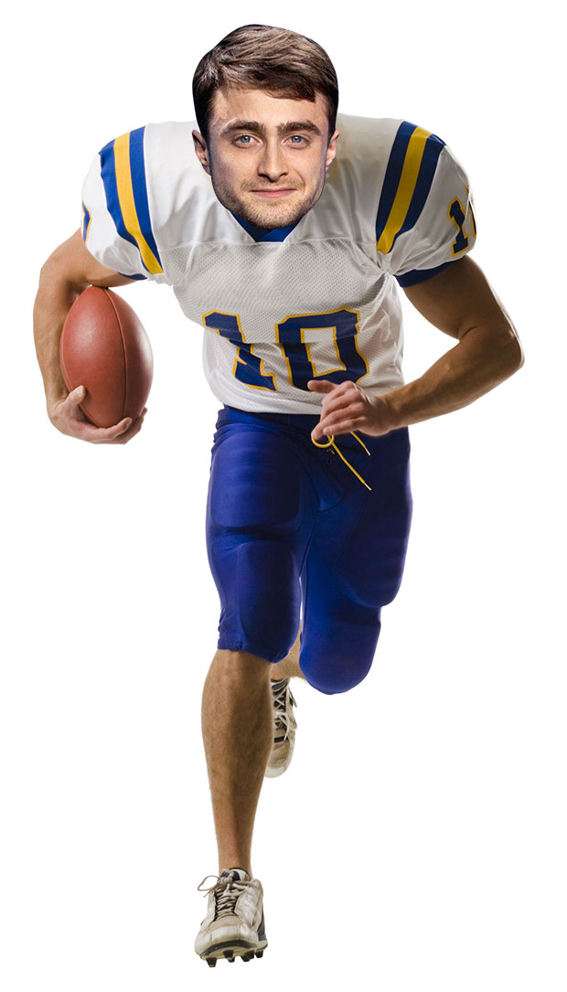 Daniel Radcliffe as a US football ace