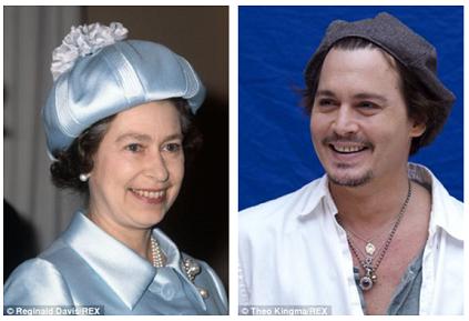 档案揭秘传奇家谱：英女王与约翰尼&middot;德普系表亲