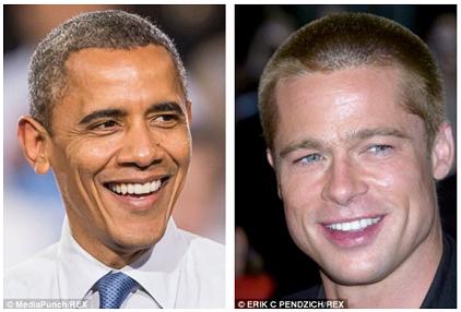 美国总统奥巴马与好莱坞重量级影星布拉德&middot;皮特都有同一个相隔10代的曾祖父