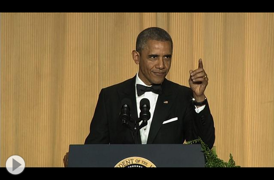 奥巴马白宫晚宴变&ldquo;段子手&rdquo;：调侃对手不忘自嘲