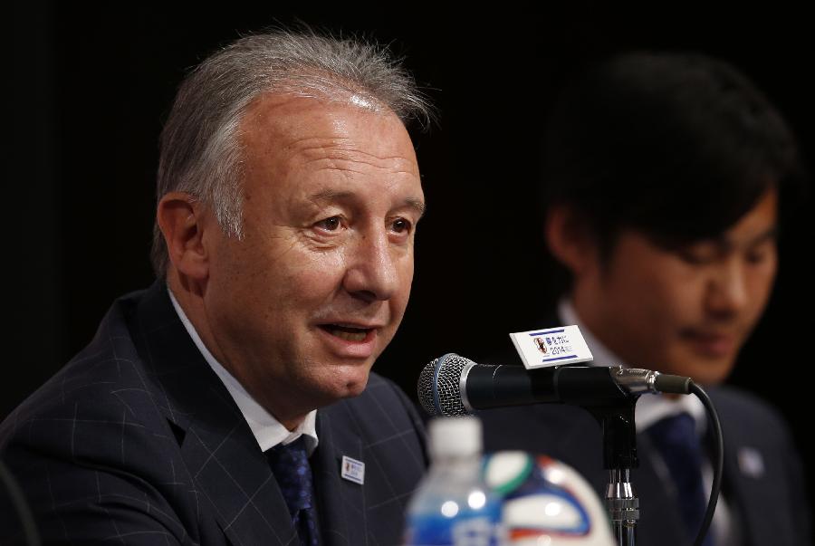 日本队公布巴西世界杯大名单