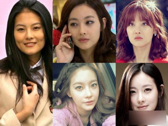 曝韩国女星整容变脸对比照 组图 国际频道 新华网