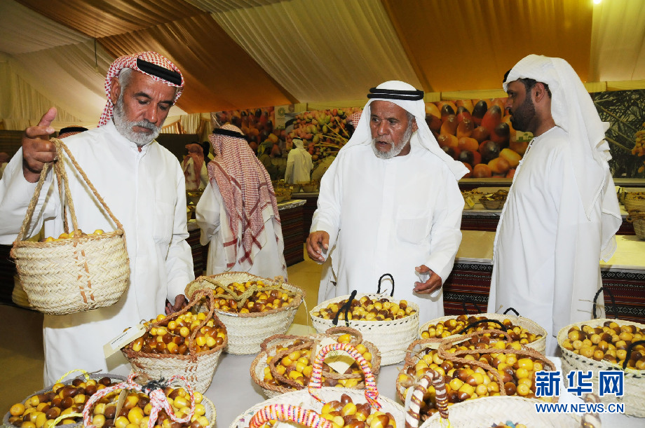 阿联酋人斋月迎来第十届利瓦鲜椰枣节