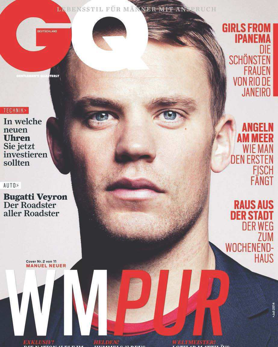 德国队世界杯夺冠 男模写真帅到没朋友