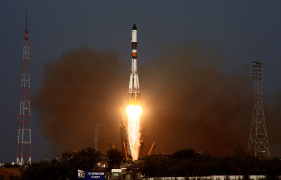 俄“联盟”号运载火箭升空将物资运往空间站