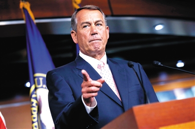 美国众议院议长将起诉奥巴马 称其滥用行政权