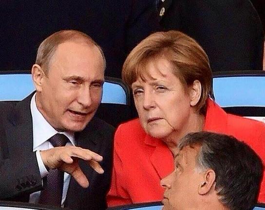 外媒：默克尔冷落普京