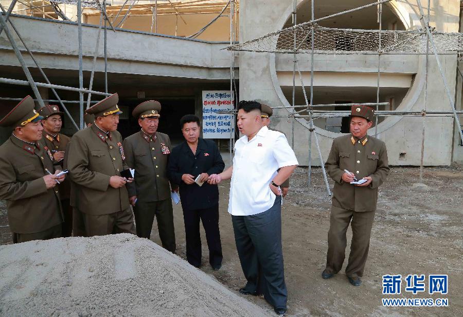 （国际）（2）金正恩再次视察平壤育儿园和爱育园工地建设