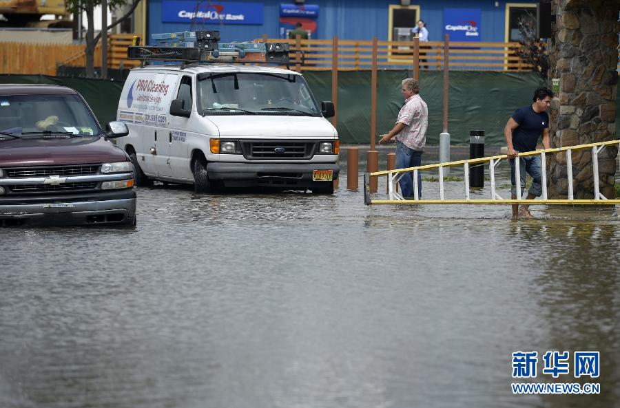 （国际）（1）美国东部遭暴雨袭击多处内涝