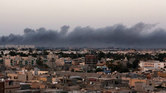 利比亚一民兵联盟夺取的黎波里机场控制权（图）