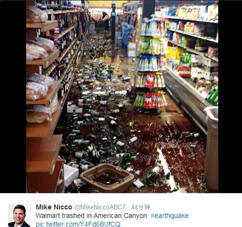 美国加州旧金山北部发生6.0级地震【12】