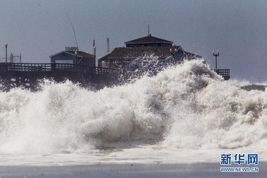 （国际）（3）太平洋飓风玛丽抵达美国南加州