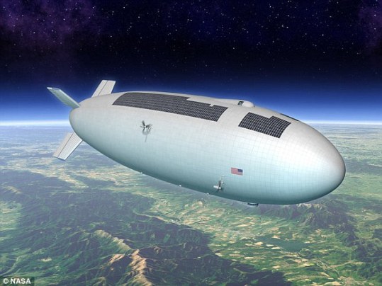 美航天局欲造新型飞艇替代卫星超低成本惹人爱