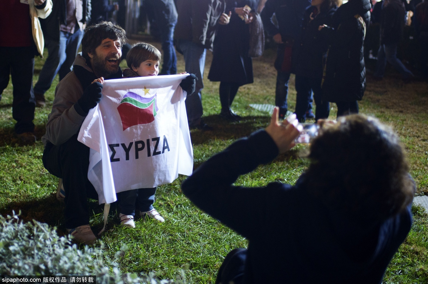 希腊激进左翼联盟大选获胜 齐普拉斯发表胜利演说