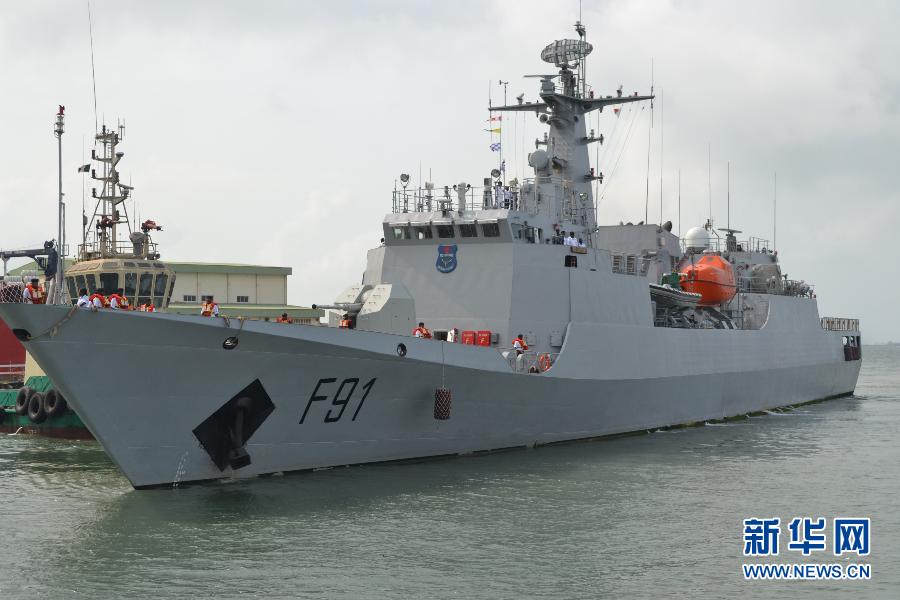 （国际）中国首艘出口尼日利亚新型巡逻舰抵达拉各斯