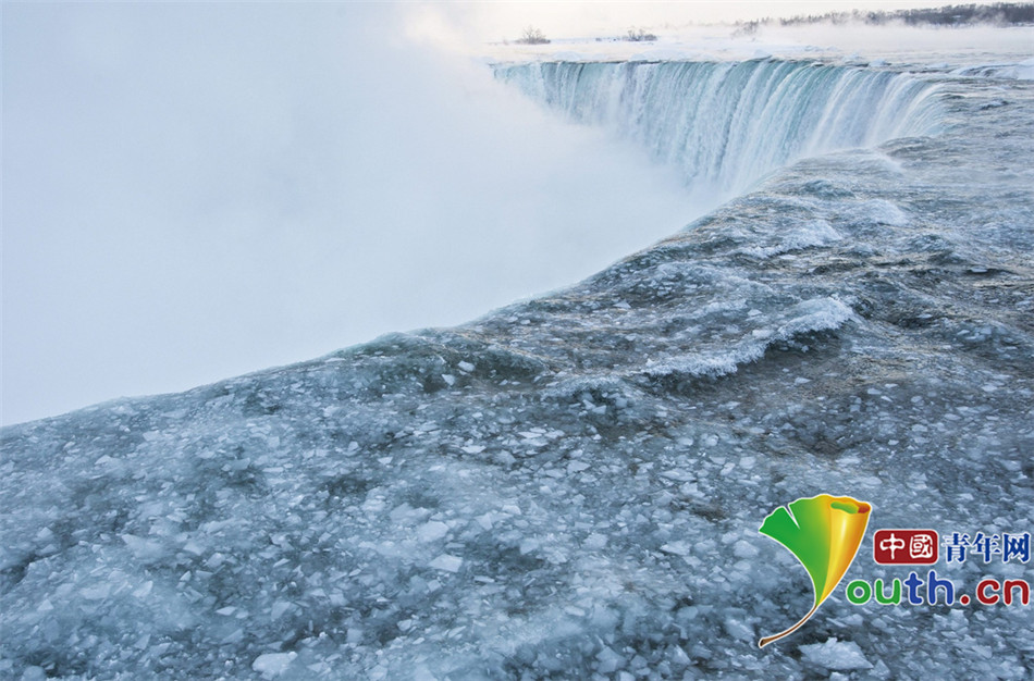 上帝的杰作：冰封的尼亚加拉瀑布