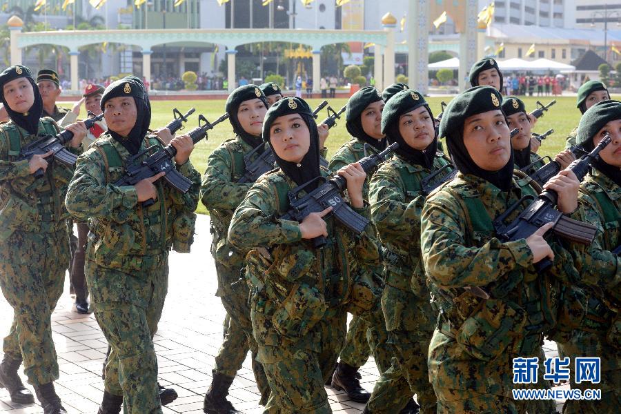 （XHDW）（3）文莱举行国庆阅兵和游行活动