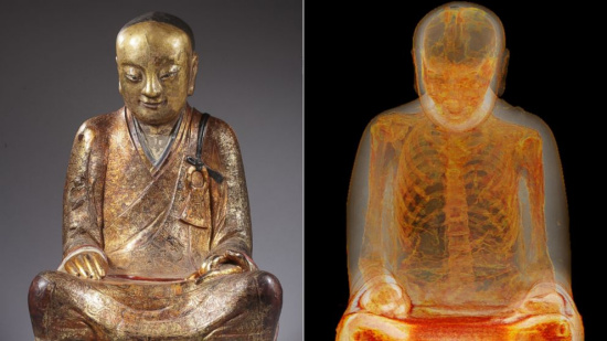 千年佛像内藏宋朝高僧&ldquo;金身&rdquo;：骨骼完整（图）