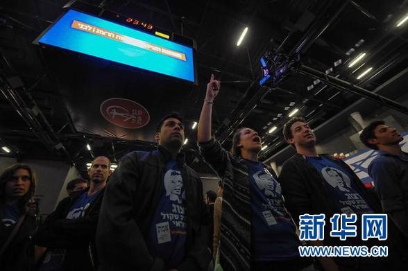 （国际）（2）以议会选举出口民调显示利库德集团与犹太复国主义者联盟几乎并列第一