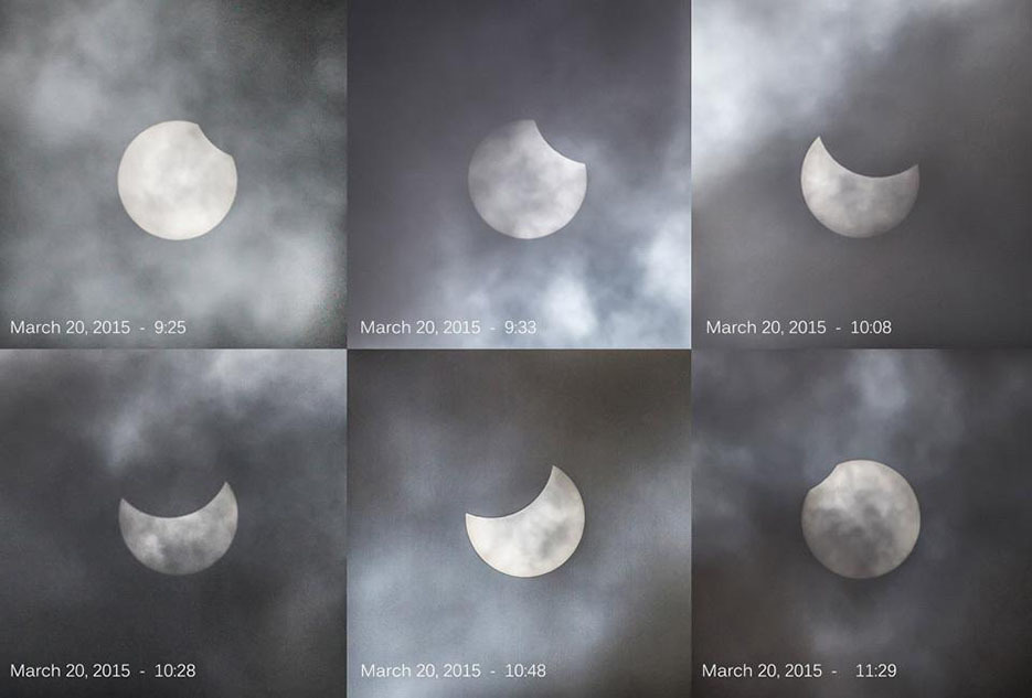 欧洲各国迎来日食奇观