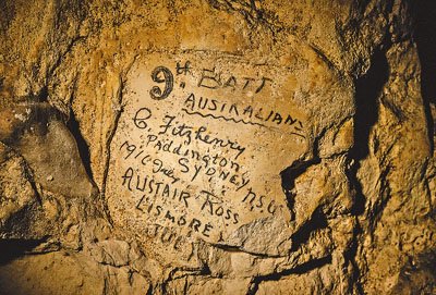 法国百年地道暗藏一战士兵涂鸦记录战争经历(图)