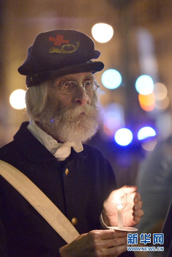 （国际）（1）华盛顿纪念林肯遇刺150周年