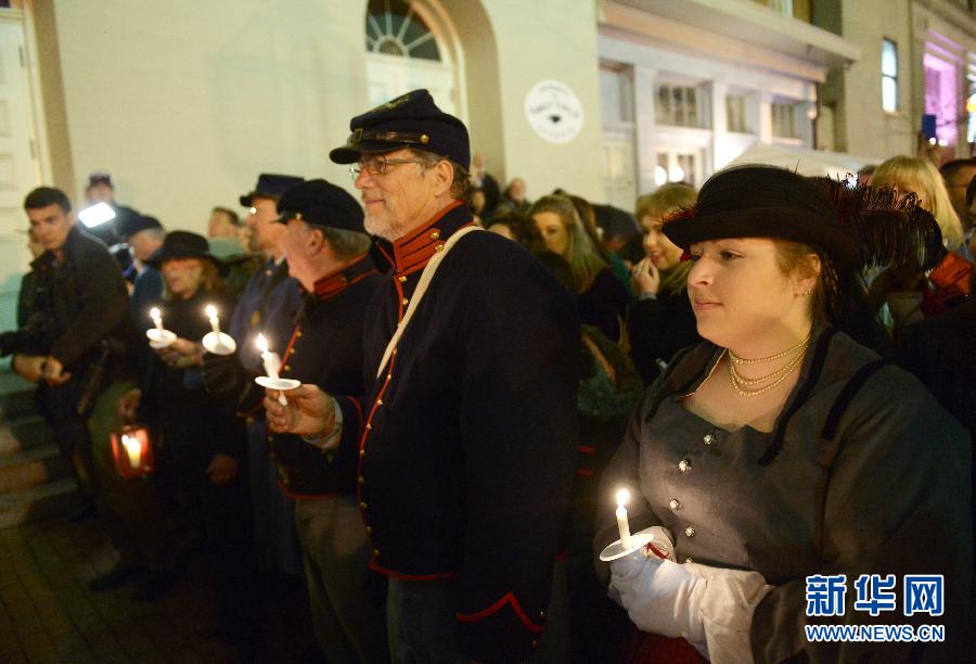 （国际）（3）华盛顿纪念林肯遇刺150周年
