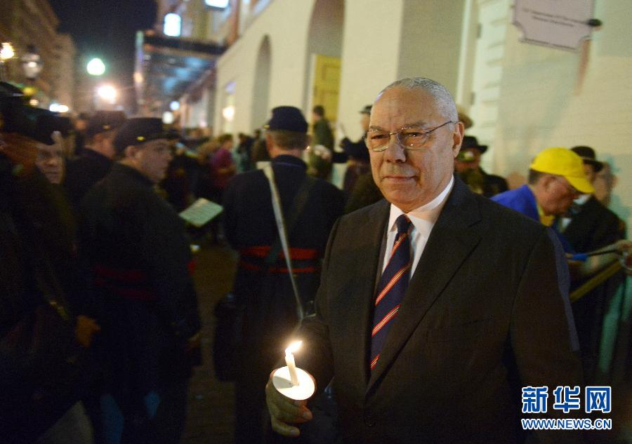 （国际）（4）华盛顿纪念林肯遇刺150周年