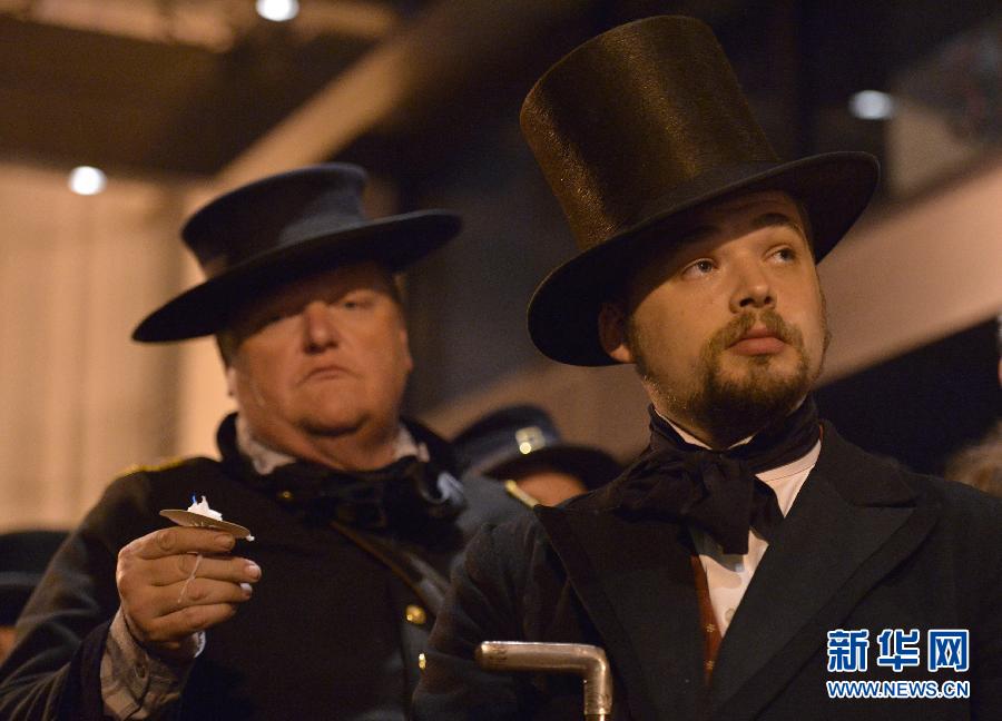 （国际）（5）华盛顿纪念林肯遇刺150周年