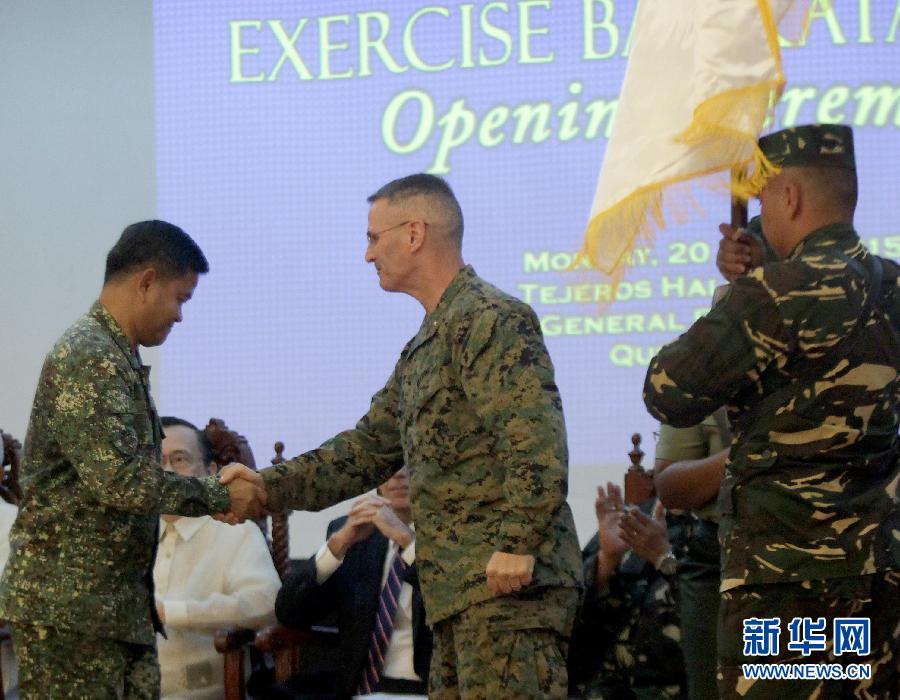 （国际）（1）菲美举行联合军事演习