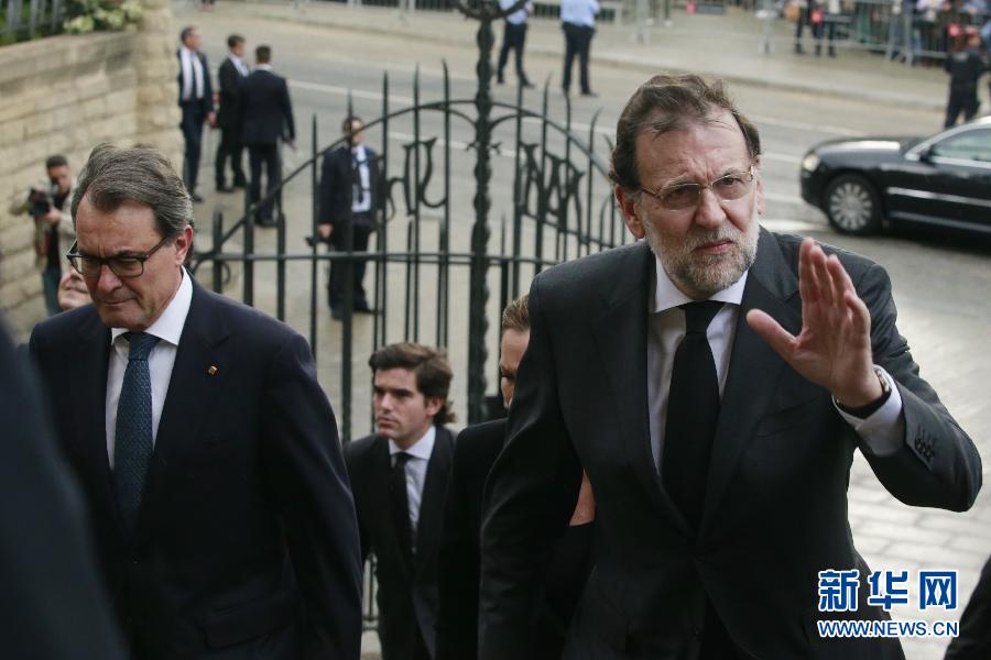 （国际）（3）西班牙为德国之翼坠机事件遇难者举行悼念仪式