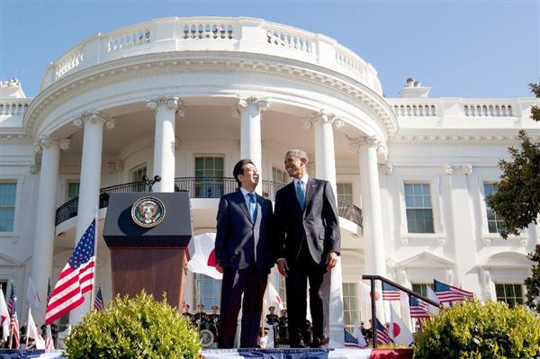 安倍苦练英语迎接美国会演讲 奥巴马秀日语表问候