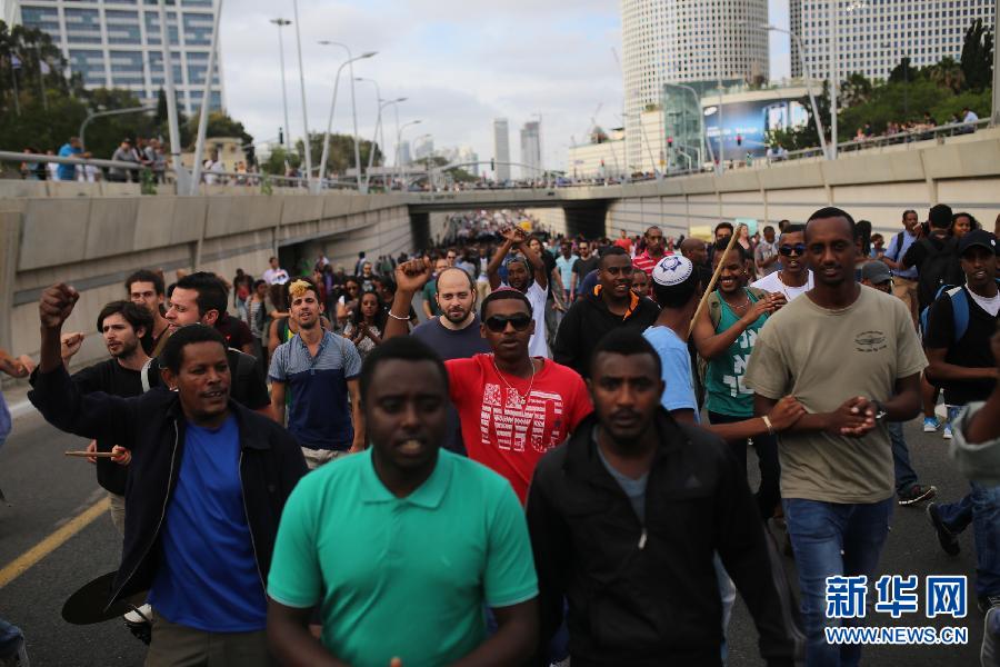 （国际）（1）埃塞俄比亚裔以色列人与警察发生严重冲突