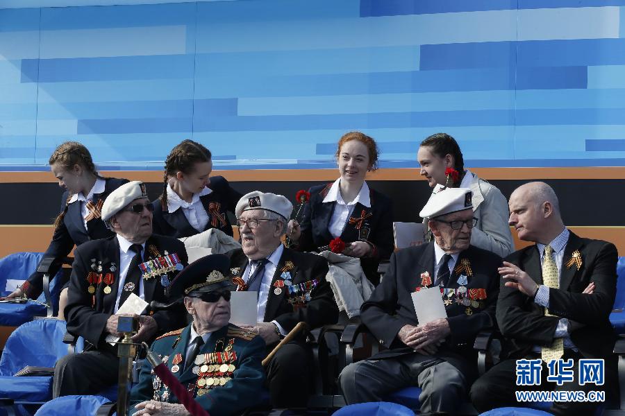 （XHDW）（7）俄罗斯纪念卫国战争胜利70周年阅兵式即将开始