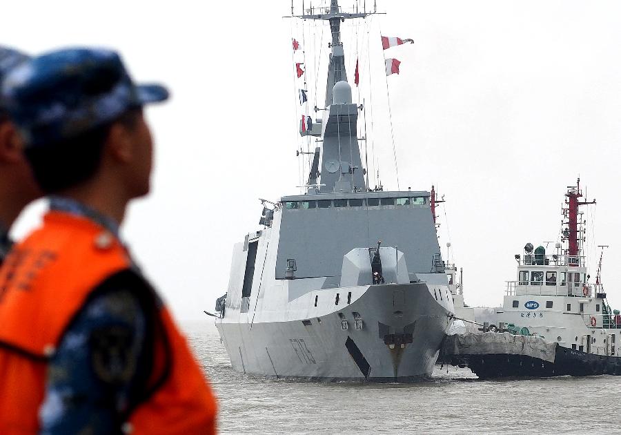 （军事）（7）法国海军舰艇编队访问上海