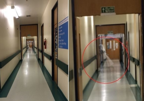 英一医护人员夜间值班疑似拍到“鬼影”(图)