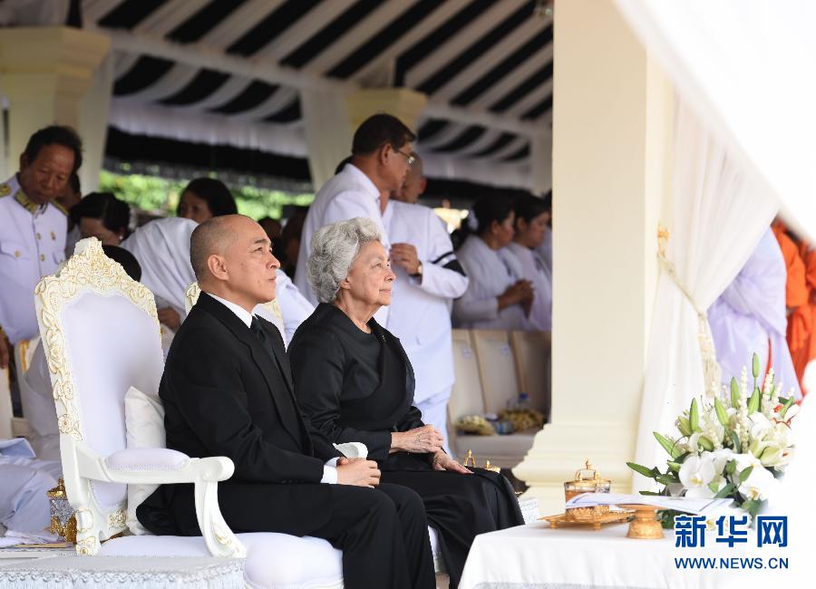 （国际）（2）柬埔寨为已故参议院主席谢辛举行葬礼