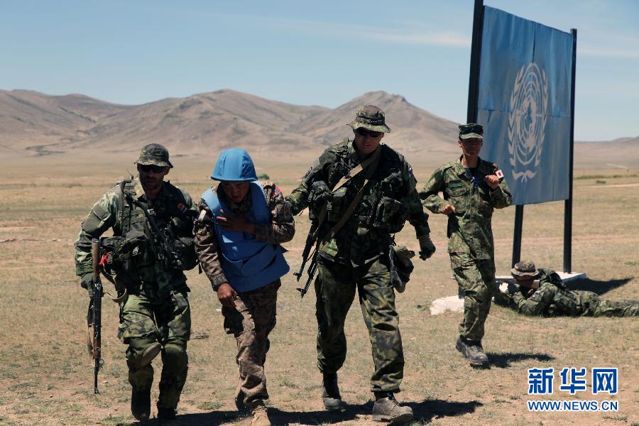 （国际）（3）探访&ldquo;可汗探索－2015&rdquo;多国维和军演