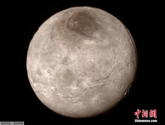 2015年7月16日,NASA公布冥王星局部特写。