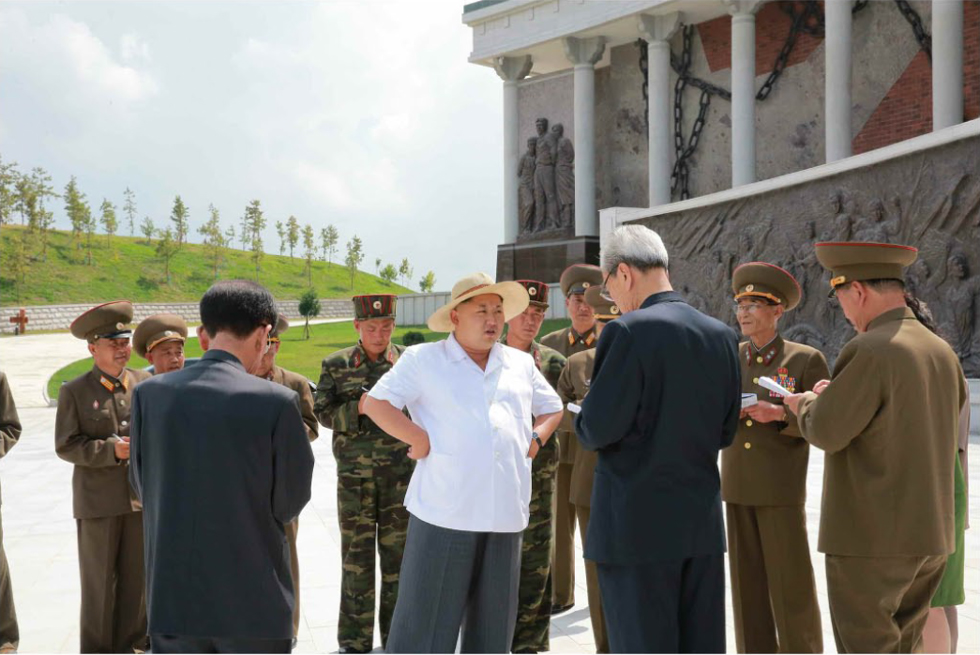 金正恩视察新川博物馆 痛批朝鲜战争中美军暴行 高清组图图片