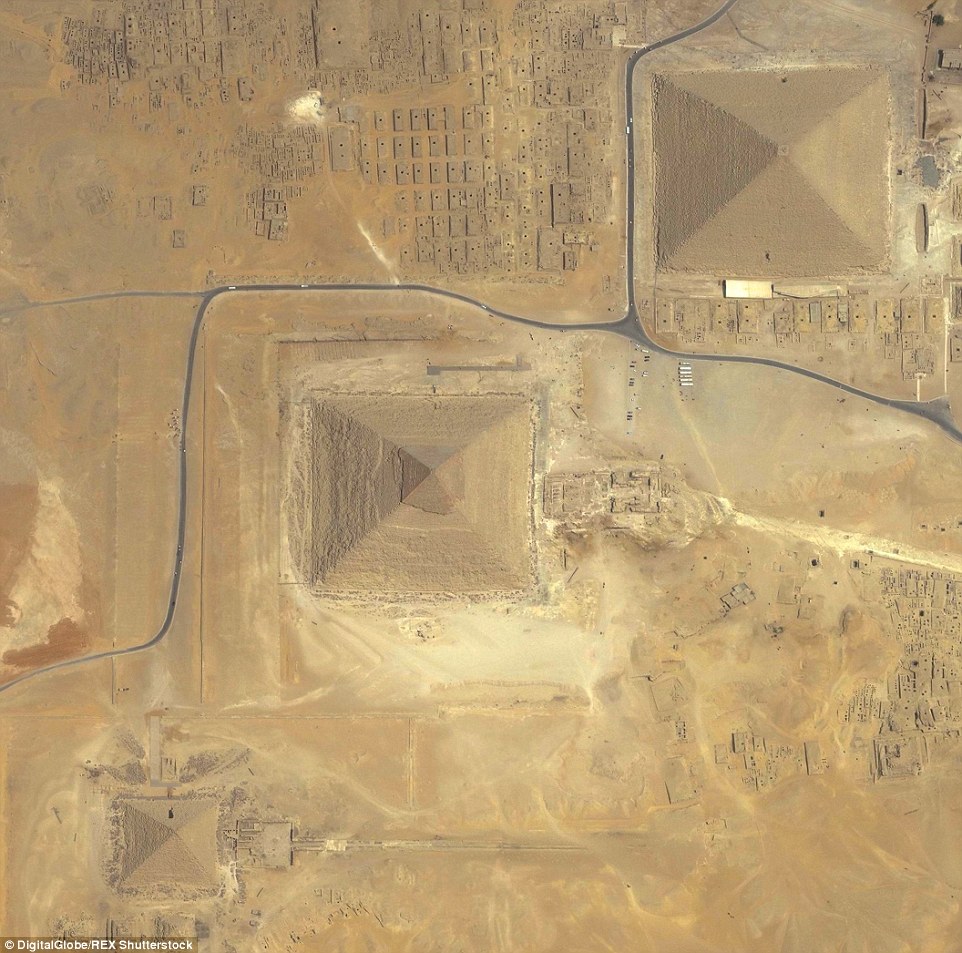 全球各地标卫星俯瞰图呈现另类美