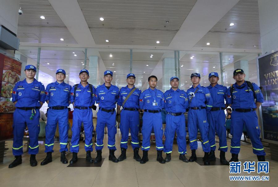 （国际）（2）中国蓝天救援队抵达缅甸参与抗洪救灾 