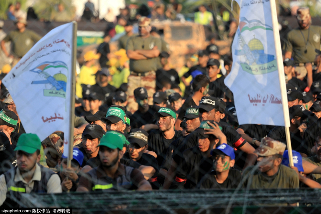 哈马斯军事夏令营毕业典礼 或为以色列攻击做准备【组图】
