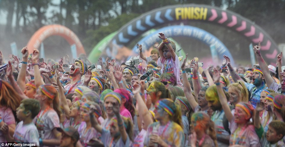 悉尼colour run疯狂开跑