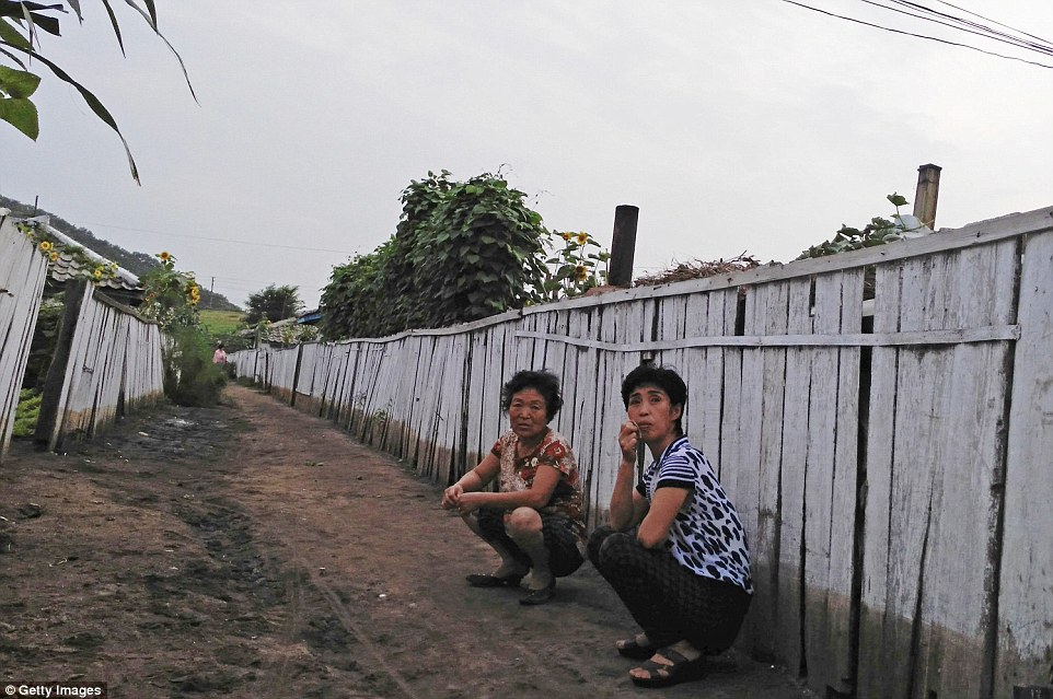 与平壤截然不同的朝鲜乡村