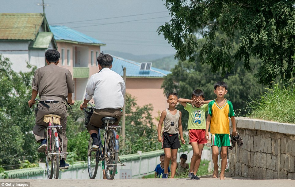 与平壤截然不同的朝鲜乡村
