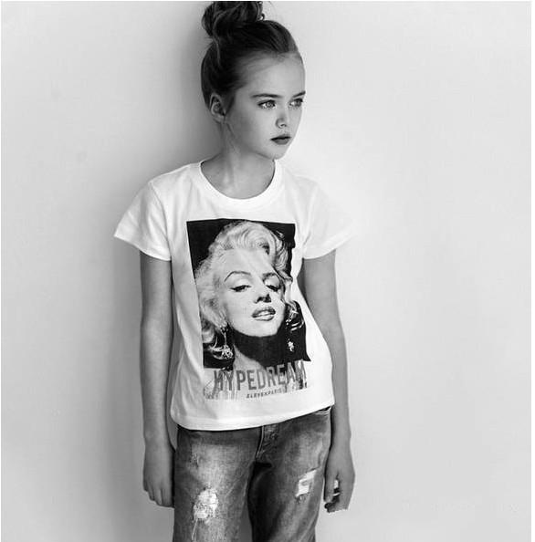 俄罗斯9岁小美女成年龄最小的超模！