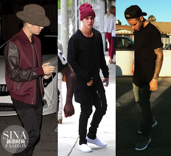 贾斯汀-比伯(Justin Bieber)街拍帽子示范