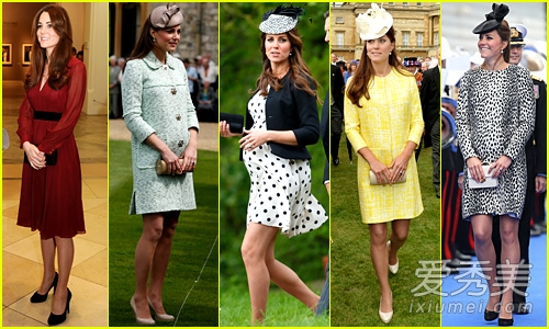 曝凯特王妃怀第3胎 看她最美孕妇装